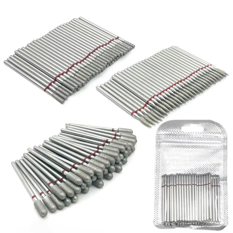 Xceldent Diamant Fräser Schleifbohrer Set, 50 Stück, 2,35 mm Schaft - Bild 1