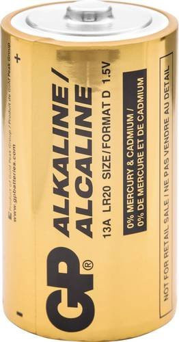 GP GPIND13AB Mono D Batterie Alkali-Mangan 1.5V 120 Stück - Bild 1