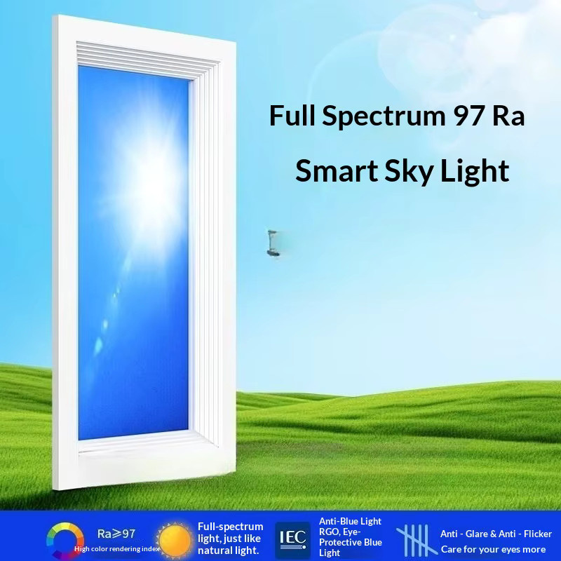 HomeLover LED-Einbauleuchte Blue Sky, moderne quadratische Deckenleuchte in Weiß mit RGBW-Funktion für Badezimmer, Küche und Schlafzimmer - Bild 2