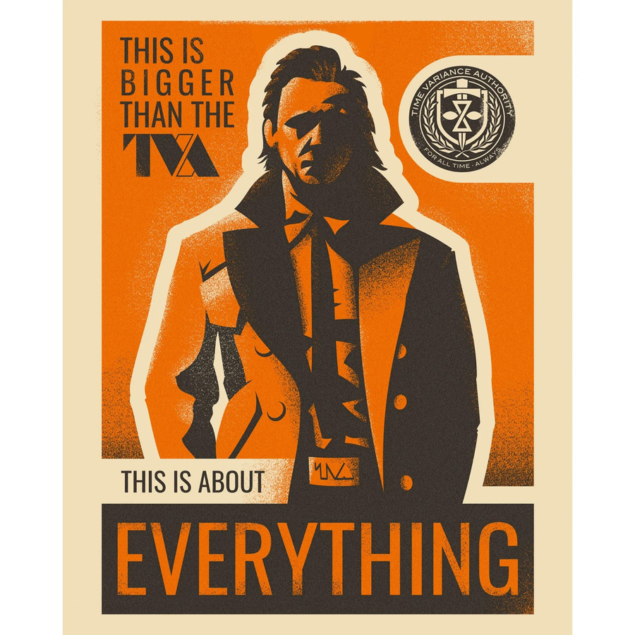 Komar Wandbild Marvel Loki This is About Everything, Orange, Breite: 40 cm, Höhe: 50 cm - Bild 2