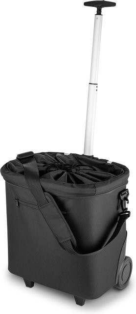 TOPMOVE Einkaufstrolley mit 40 l Fassungsvermögen, Teleskopgriff und Innentasche inklusive Einkaufswagen-Chips - Bild 1
