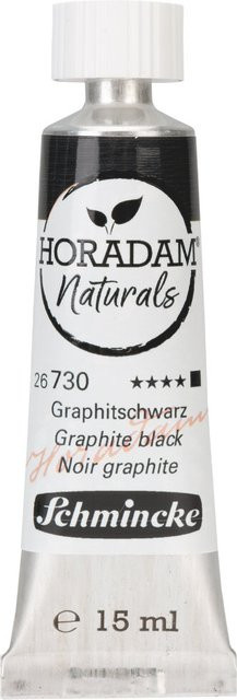 Schmincke Horadam Naturals Aquarellfarbe Graphitschwarz mit Erdpigmenten und Pflanzenharzen - Bild 1