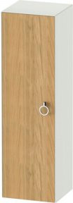 Duravit Halbhochschrank White Tulip in Weiß mit Glastüren und Glasfachböden, B/T/H: 40 x 36 x 132 cm - Bild 1