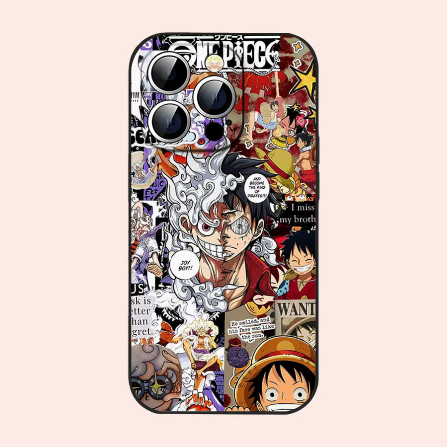 ONE PIECE Anime Handyhülle aus hartem Silikon für iPhone 11 bis iPhone 17 Pro Max in Multicolour - Bild 7