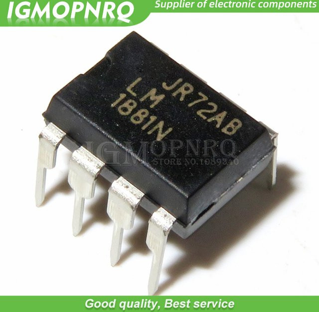5 Stück LM1881N LM1881 Video Sync Separator IC in DIP-8 Ausführung, Schwarz - Bild 1