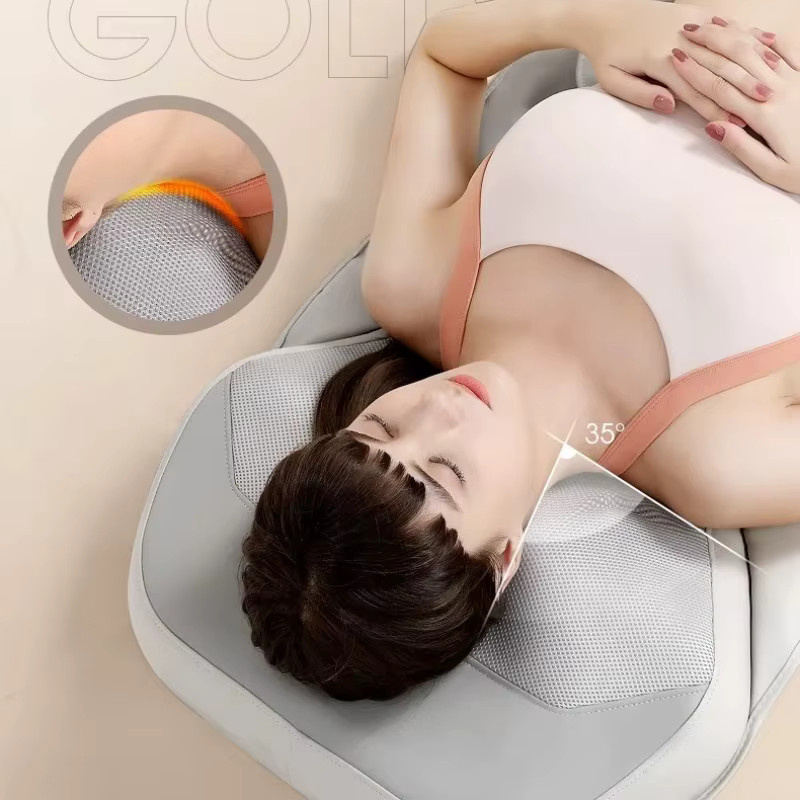 JAIYORL Elektrische Ganzkörper-Massagematte mit Airbag-Traktion, Heizfunktion, Knetmassage und Vibration inklusive Fernbedienung - Bild 2