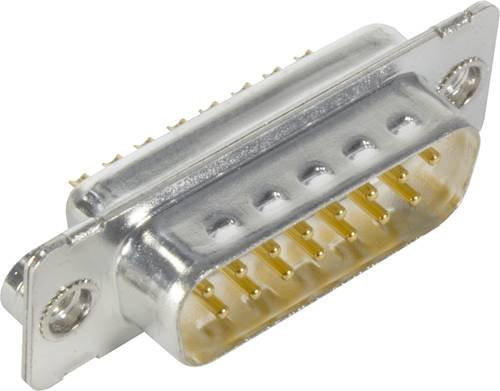 HARTING Steckverbinder 09 67 015 1615 09670151615 mit 15 Polen und Lötkelch in Silber - Bild 1