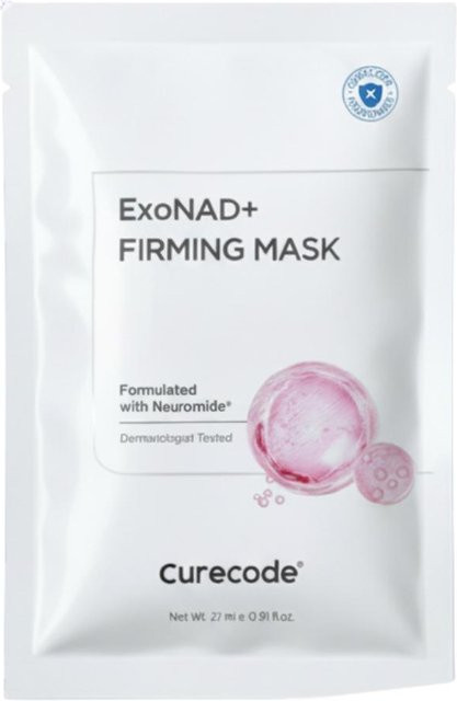 CURECODE ExoNAD+ Straffende Maske, 5 x 27 ml, mit Niacinamid und Panthenol - Bild 1