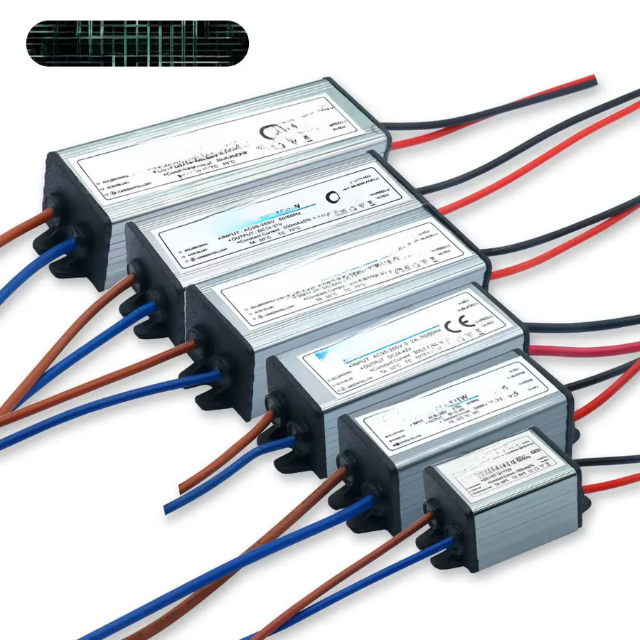 DT&ZM LED-Treiber IP65 wasserdichter Transformator aus Aluminium in Silber für Panel-Licht, AC85 V–265 V, 300 mA - Bild 2