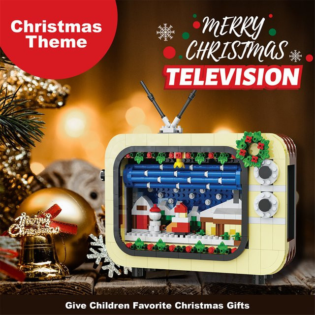 CONUSEA Weihnachten TV Bausteine, Montage Modell, ab 8 Jahren - Bild 1