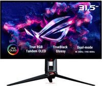 Asus ROG Swift OLED PG32UCWM Gaming-Monitor, 31,5 Zoll, 4K UHD, OLED, Schwarz - Bild 1