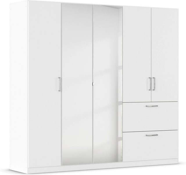 RAUCH BLUE Padua Drehtürenschrank mit integrierten Schubladen in Weiß, B: 226 cm, H: 210 cm - Bild 1