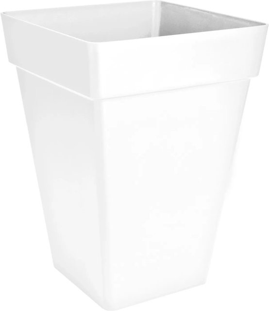 Elho Blumentopf Loft Urban Eckig Hoch in Weiß B/T/H: 30 x 30 x 30 cm - Bild 1