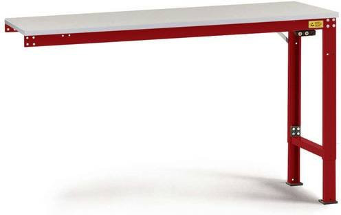 Manuflex LU8013.3003 ESD Universal Spezial Anbautisch mit Kautschukplatte, Höhe verstellbar, B/T/H: 100 x 80 x 72,2-102,2 cm - Bild 1
