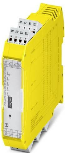 Phoenix Contact Sicherheitsrelais PSR-MC73-5NO-1DO-24DC-SP, Farbe: Gelb, B/H/T: 22,5 x 117,5 x 114,5 mm - Bild 1