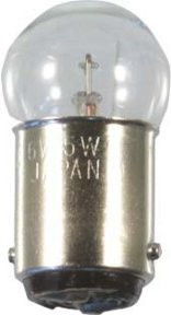 Scharnberger Hasenbein Bahnlampe Ba15d, 28V, 5W, Kugelform, transparent, 18 x 35 mm - Bild 1