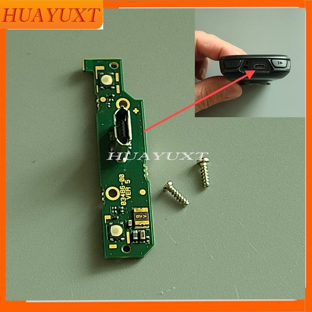 Original-Leiterplatte mit Schlüsselfunktion und Micro-USB für Garmin Edge 530 830 1000 1030 1030 Plus in Grün als Reparaturersatz - Bild 1