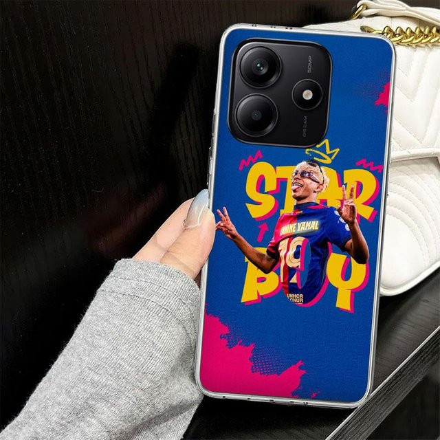 L-Lamine Y-Yamal 19 Silikon Handyhülle für Xiaomi Redmi Note Serie in Blau - Bild 1