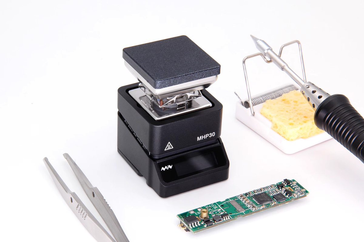 1stmaker MHP30 Mini Heizplatte SMD Vorwärmstation für PCB Board Löten und Entlöten in Schwarz - Bild 2
