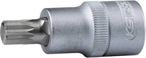 KS Tools 1/2" Bit-Stecknuss XZN M4 in Silber aus Edelstahl - Bild 1