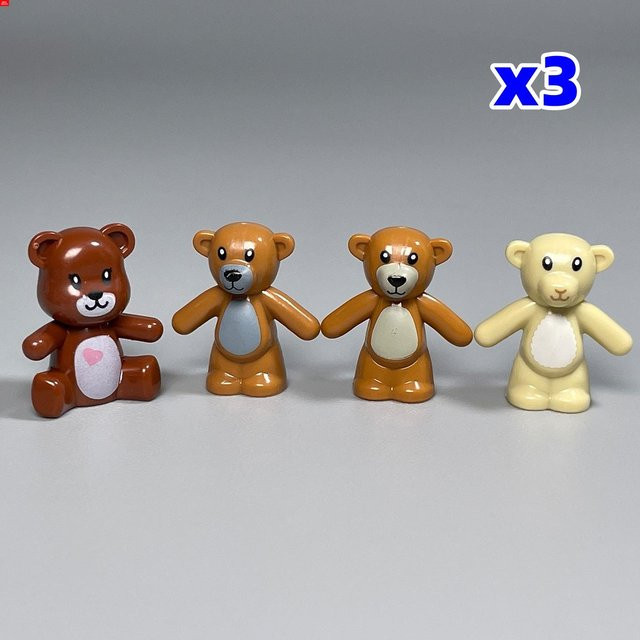 Yiran toy Bär Tierstadt Zubehör Braun Hellbraun 6–12 Jahre - Bild 1