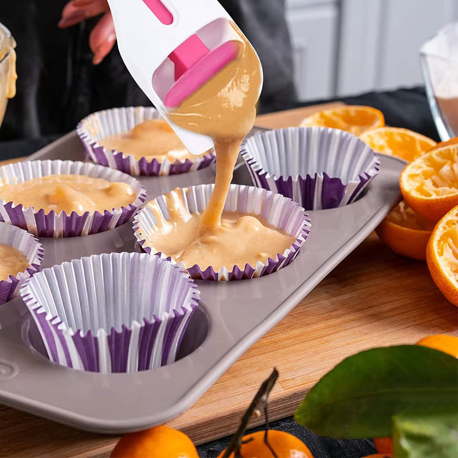 FSMHOME Teigspender Löffel in Weiß für Kuchen, Mehl und Paste als praktisches Küchenzubehör - Bild 3