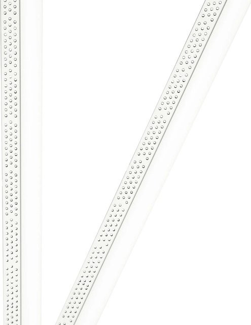 ProfileXXL Eckwinkel Rund aus PVC in Weiß für Trockenbau, B/H/T: 55 x 23 x 5,5 mm, Länge: 2,5 m - Bild 1