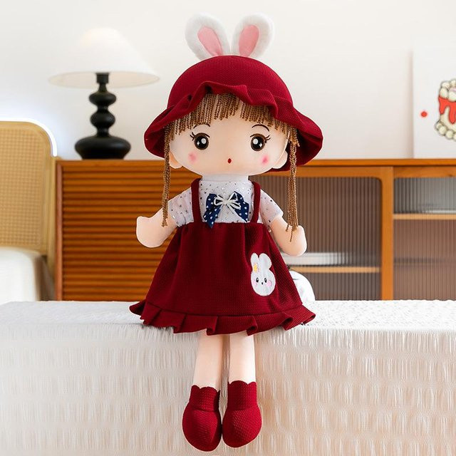 Yiran Health & Beauty Kawaii Plüsch-Mädchenpuppen, Weiche Kuschelpuppen, 70cm - Bild 1