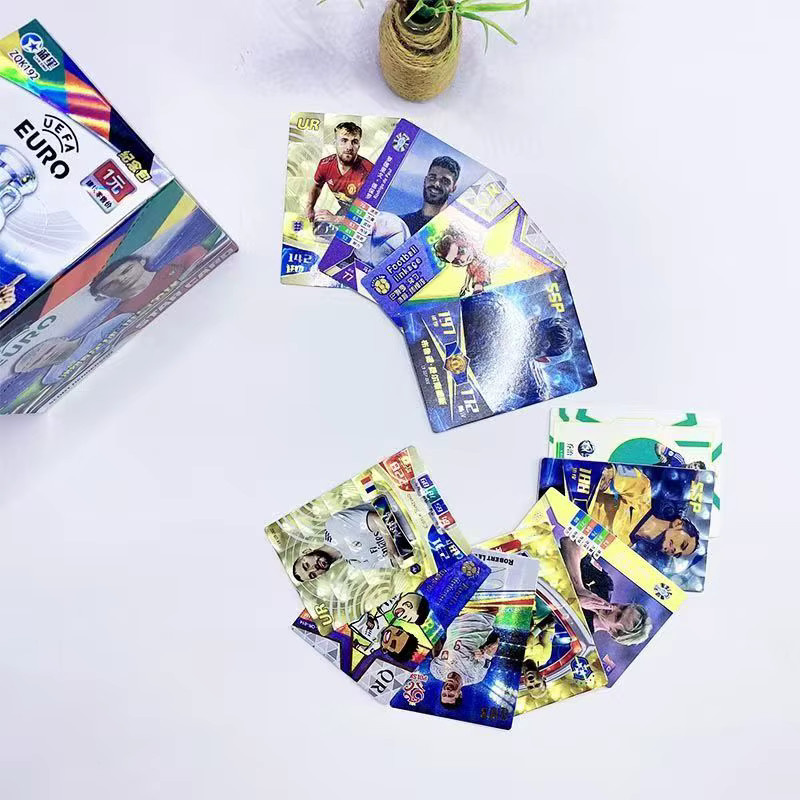 Panini Fußball-Superstar Laser-Dynamik Goldfolie Karten, 30er Set - Bild 5