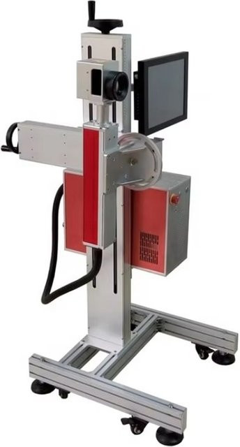 XMSJ Automatische Lasercodiermaschine zum Drucken, Füllen, Verschließen und Etikettieren von Flaschen und Dosen in Silber - Bild 1