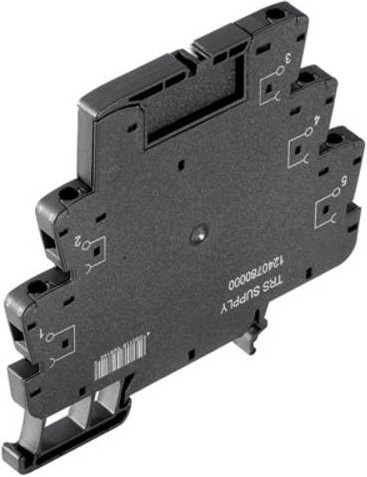 Weidmüller Einspeisemodul TXS SUPPLY 300V in Schwarz, 10 Stück - Bild 1