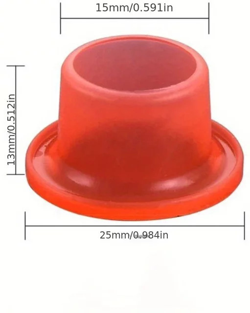 Transparente Silikon-Gewindedichtung für Wasserhähne, Rohre und Schläuche als auslaufsicherer O-Ring für Sanitärinstallationen - Bild 1