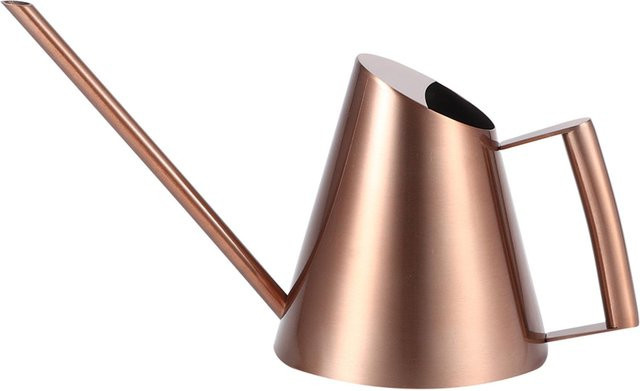 CosyHome Edelstahl Gießkanne in Bronze mit langer Düse - Bild 1
