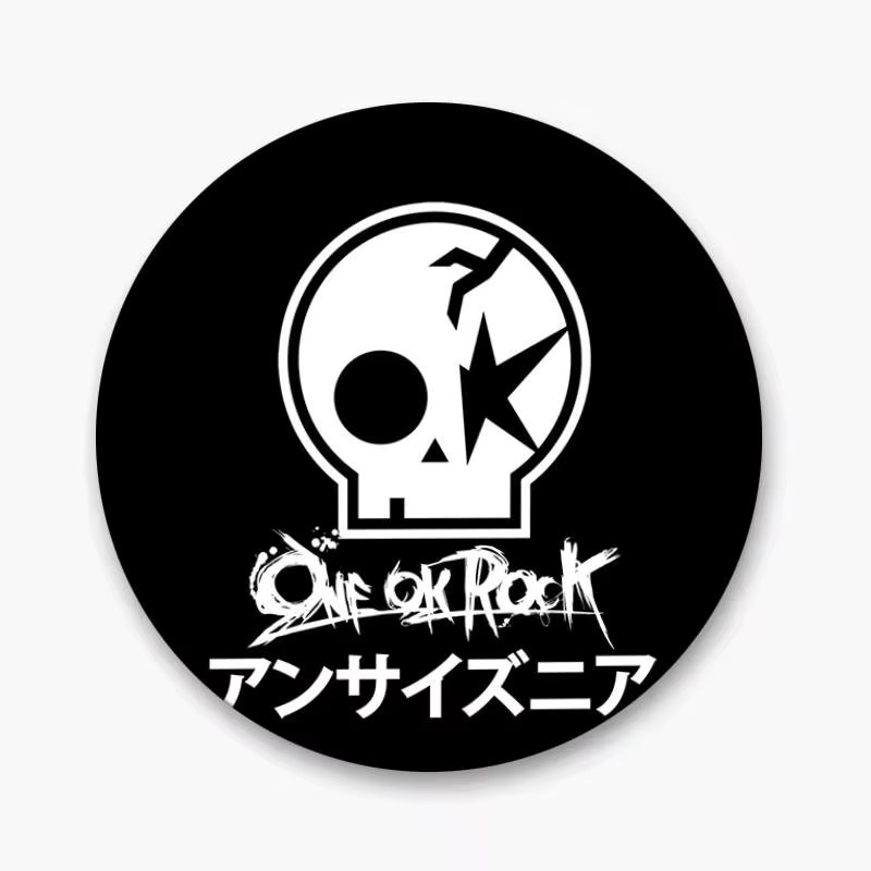ONE OK ROCK Logo-Brosche, Emaille-Pin, rund - Bild 6