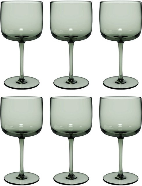 Villeroy & Boch like. by Like Glass Weingläser Set, Grün, 6er Set, 270 ml - Bild 1