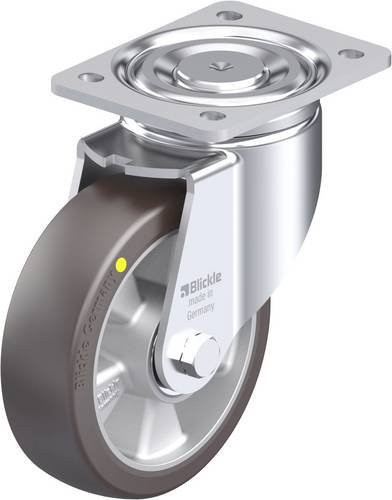 Blickle LH-ALST 160K-AS Stahlblech-Lenkrolle in Silber, Rad-Durchmesser: 160 mm, Tragfähigkeit: 580 kg - Bild 1