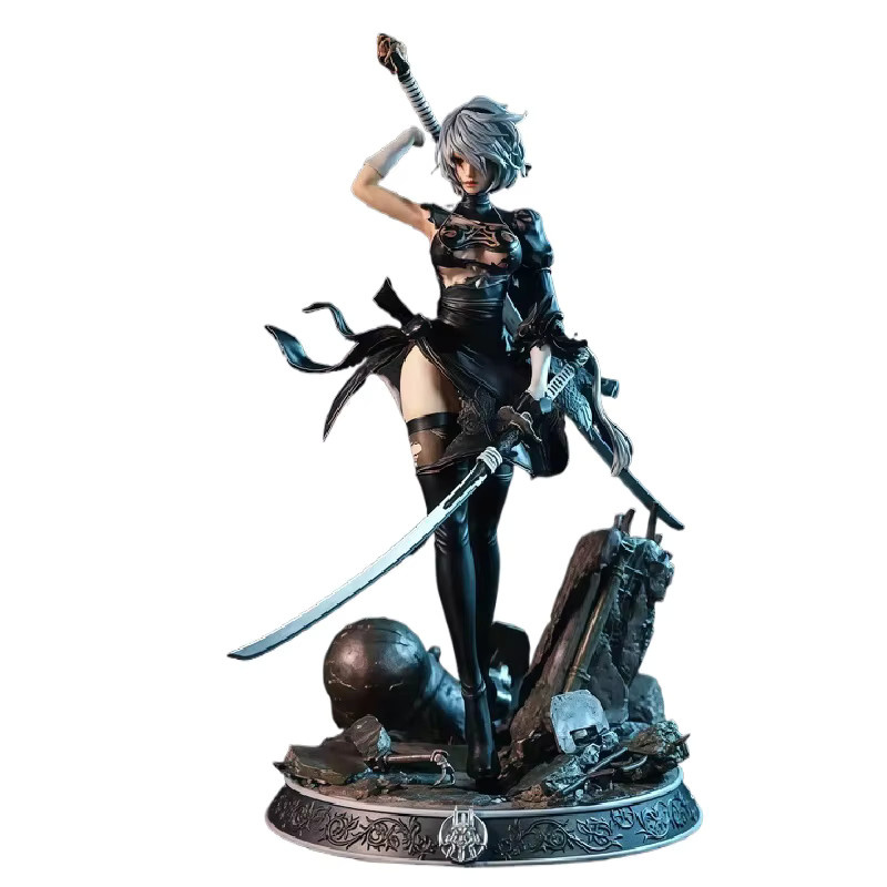 Bandai NieR Automata 2B Anime-Figur aus PVC als Sammlermodell und Desktop-Ornament - Bild 5