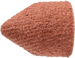 PFERD TOOLS POLICAP Schleifkappe PC Walzenkegelform Korund A280 in Rot/Braun für Metall und Holz Durchmesser: 13 mm, Höhe: 17 mm - Bild 1