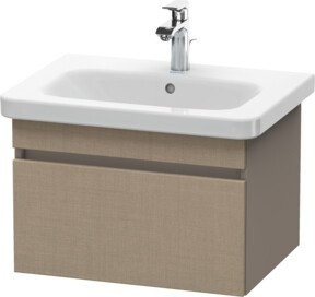 Duravit Waschtischunterschrank DuraStyle in Beige mit 1 Auszug, wandhängend, B: 58 cm, T: 44,8 cm, H: 39,8 cm - Bild 1