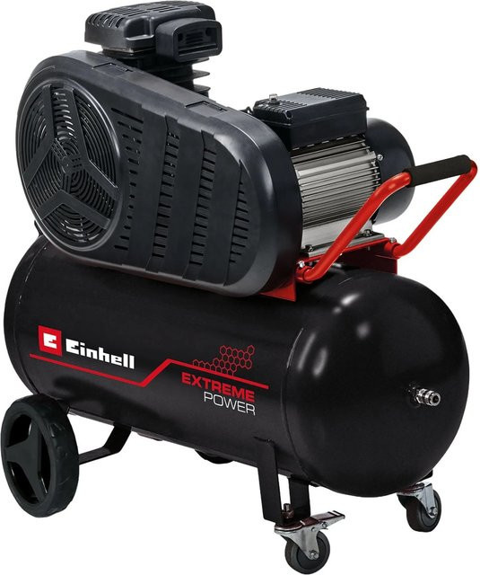 Einhell Kompressor TE-AC 430/50/10 Schwarz-Rot mit 10 bar und 50 Litern Fassungsvermögen - Bild 1