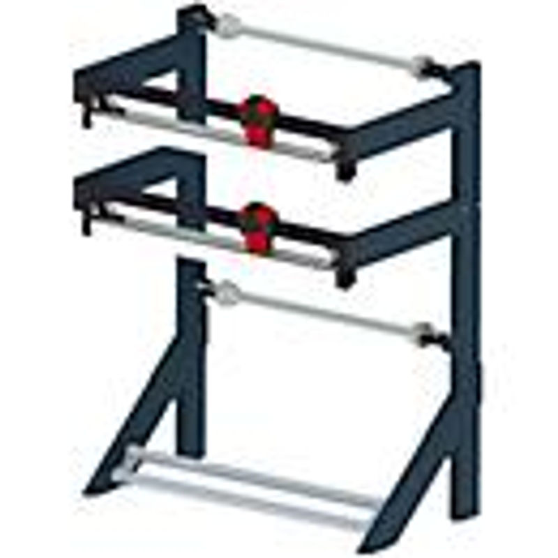 Rocholz Doppelschneidständer MODUL 5000 in Schwarz, B/T/H: 109,0 x 97,0 x 174,0 cm - Bild 2