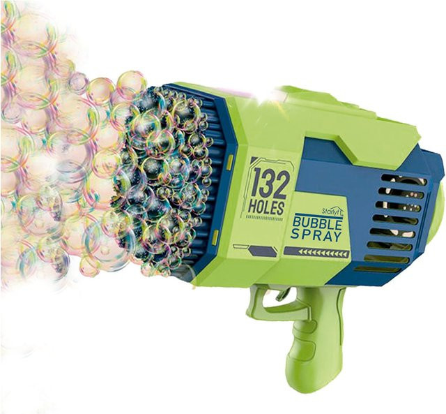 Starlyf Seifenblasen Pistole mit Akku Bubble Spray - Bild 1