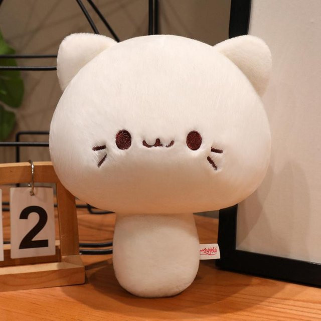 Yiran toy Simulationspilz Katze Plüschtier, Weiß - Bild 1
