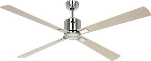 CasaFan ECO NEO III 152 BN-AH/BU WiFi Deckenventilator in Chrom gebürstet mit Ahorn und Buche, Fernbedienung, Timer und App-Steuerung - Bild 1