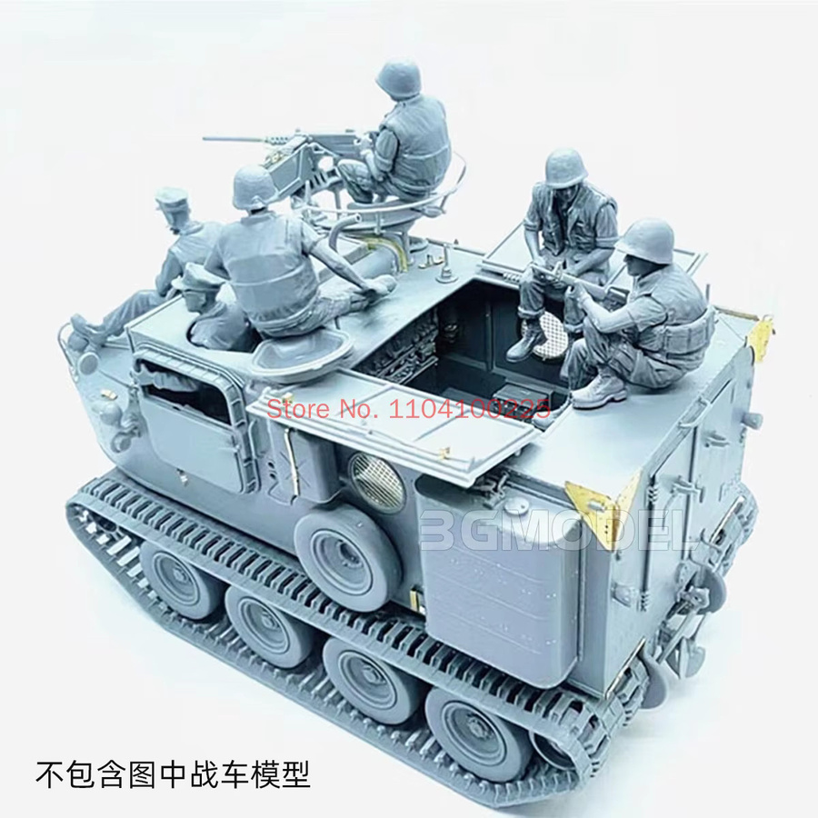 Bandai US Marine Corps Otter Transport Vehicle Crew, Kunststoff-Montagemodellbausatz, 1:35 - Bild 2
