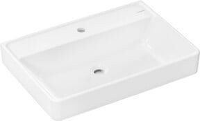 Hansgrohe Waschtisch Xanuia Q aus Keramik in Weiß, wandhängend, ohne Überlauf, B: 70,0 cm, T: 48,0 cm, H: 12,0 cm - Bild 1