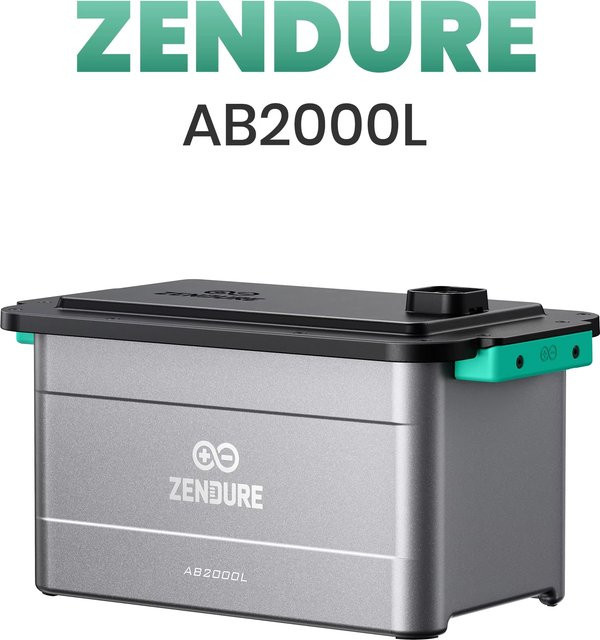 Zendure SolarFlow AB2000L Erweiterungsakku in Grau mit 1920Wh Kapazität - Bild 1