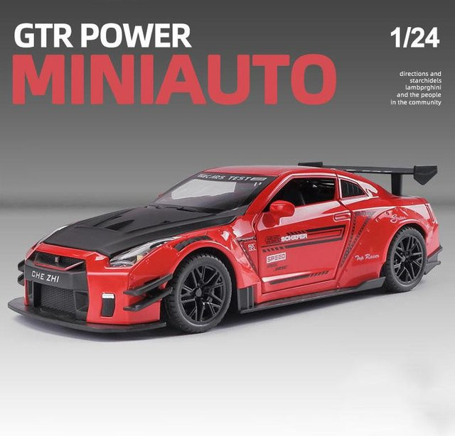 Linyi Skyline Ares Gtr R35, Spielzeugauto, 1:24, Metall, ab 18 Jahre - Bild 1
