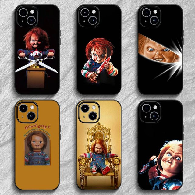 Chucky Horrorfilm Handyhülle aus weichem TPU für Apple iPhone 17 16 15 14 13 12 Pro Max Plus Mini - Bild 1