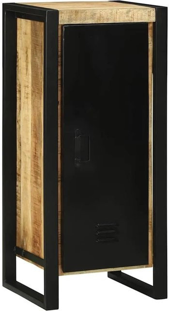 vidaXL Badezimmerschrank aus Massivholz Mango in Braun, B/T/H: 40 x 35 x 90 cm - Bild 1